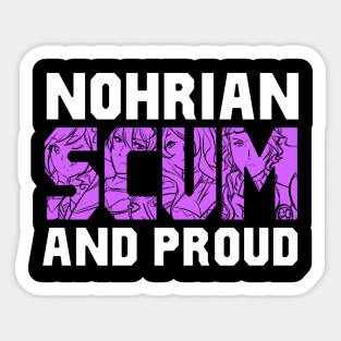 NOHRIAN SCUM SHIRT VER. 5 Sticker